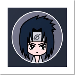 Sasuke Uchiha Naruto Chibi Anime Art Posters and Art